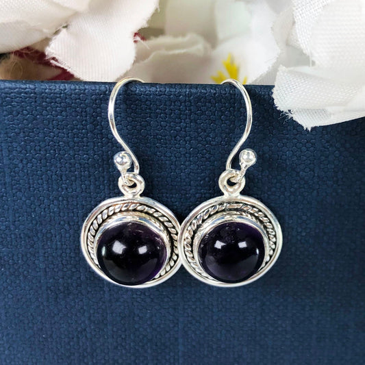 Gorgeous Amethyst Sterling Silver Earring