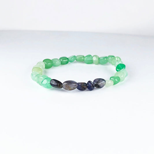 Green Onyx and Jasper Bracelet