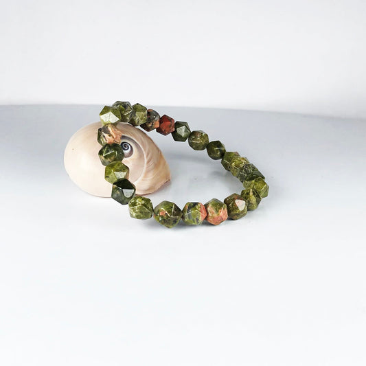 Green Unakite Bracelet